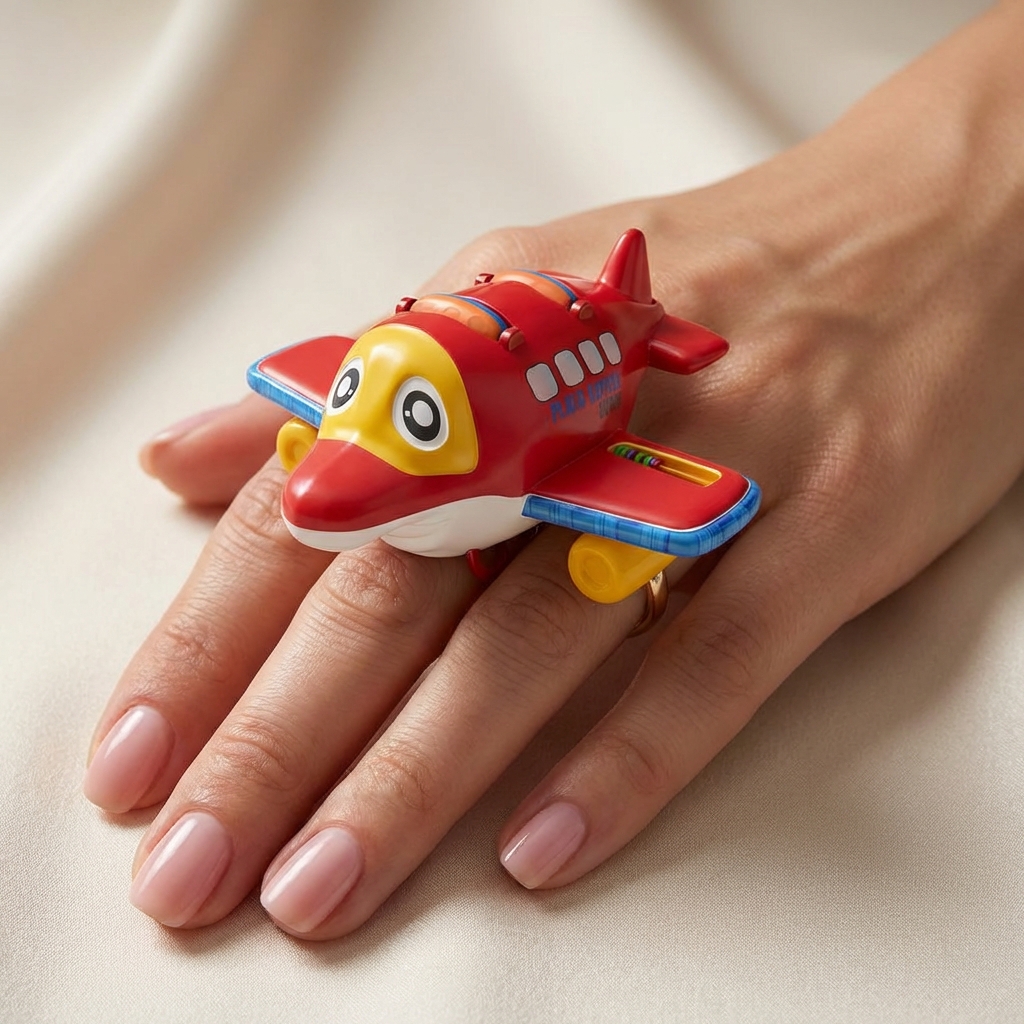 Playful Airplane Spring Rider